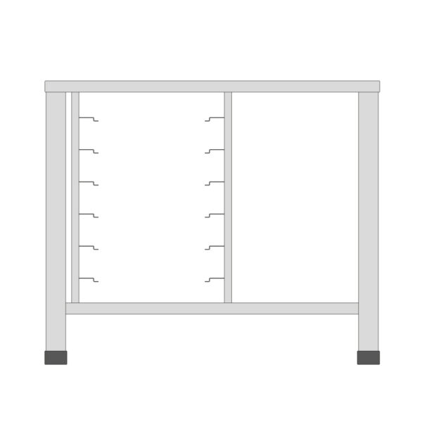 Table GN 1/1 vapeur 7X