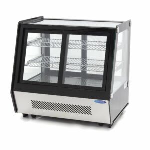 Vitrine pâtisserie coulissantes 125L