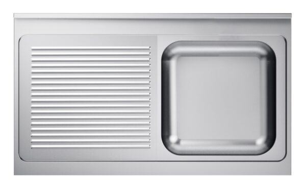 Évier 600 1 bac 1 droit 1200