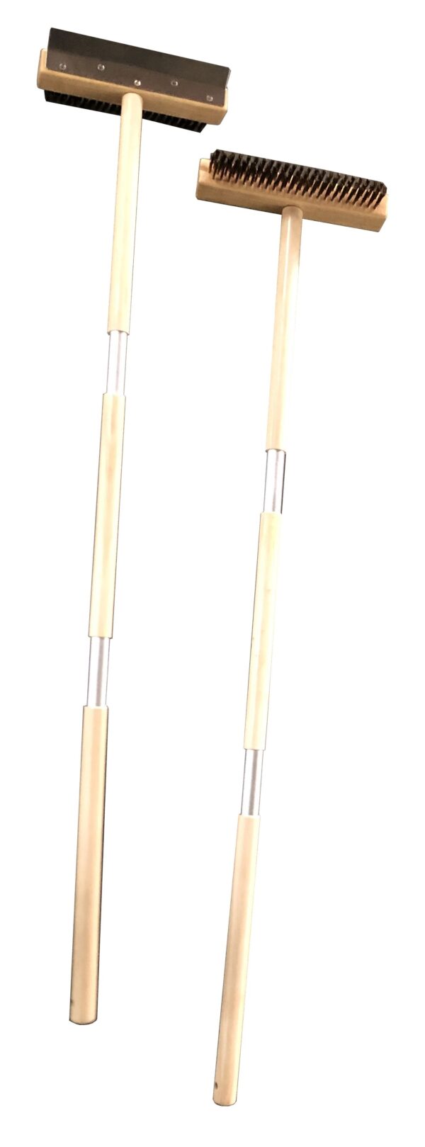 Brosse à pizza bois grattoir