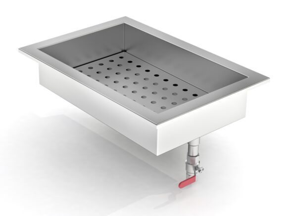 Bac à glace pilée GN 1/1