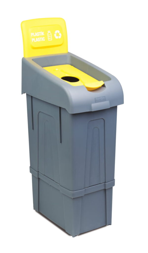 Poubelle tri sélectif plastique