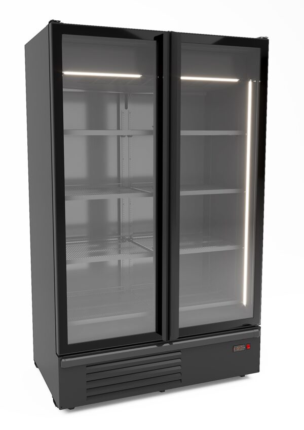 Réfrigérateur américain noir 1200L