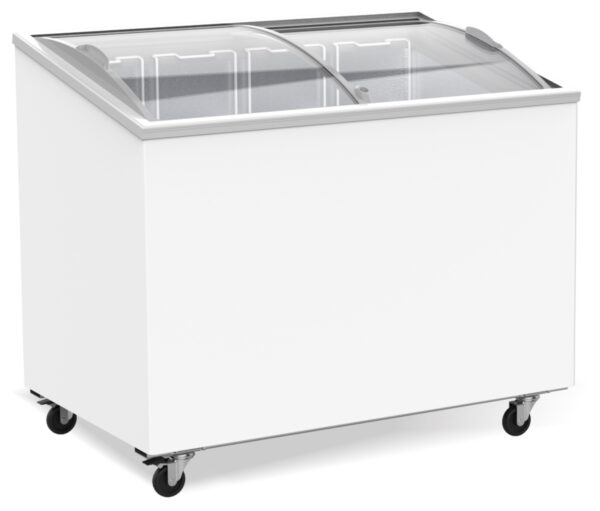 Congélateur coffre 297L verre