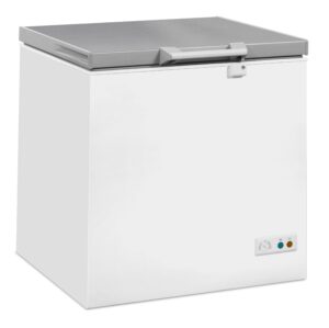 Congélateur coffre inox 202L