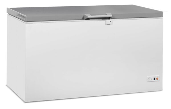 Congélateur coffre inox 469L