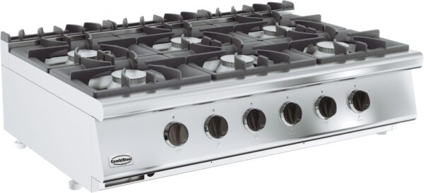 Cuisinière gaz 6 feux BASE 700