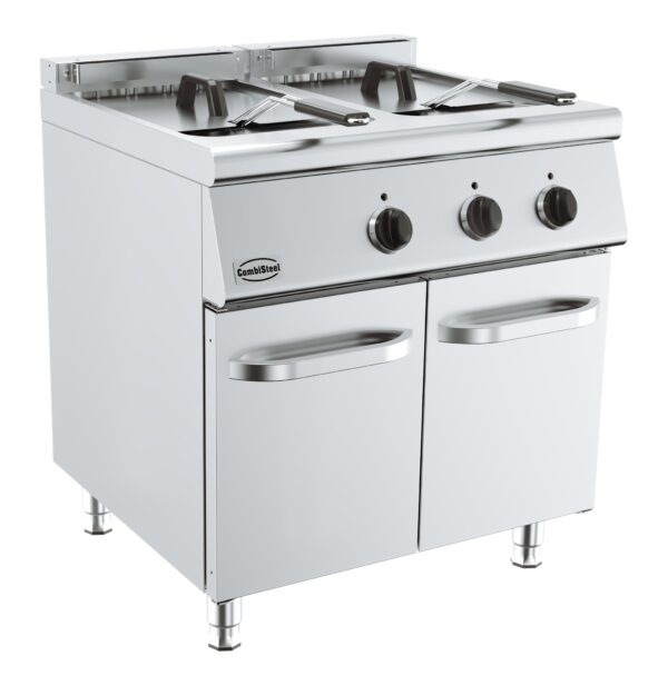 friteuse électrique professionnelle 2x10l