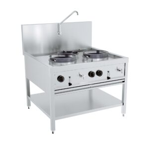 Table wok gaz professionnelle