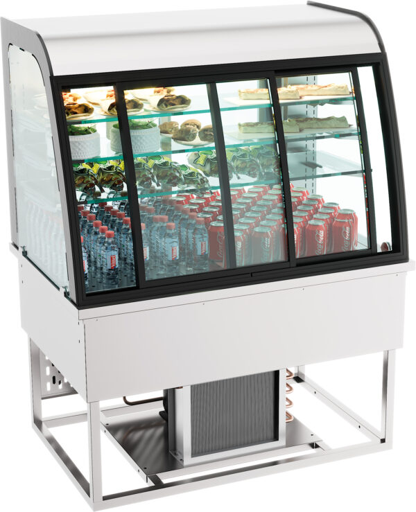 Vitrine réfrigérée portes coulissantes