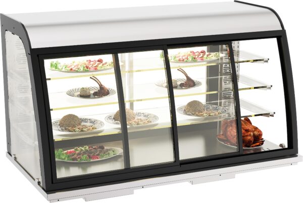 Vitrine chauffante professionnelle 155L