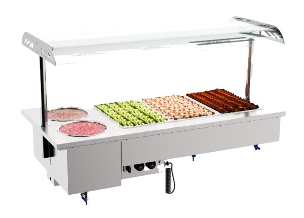 Bain-marie professionnel 3 bols