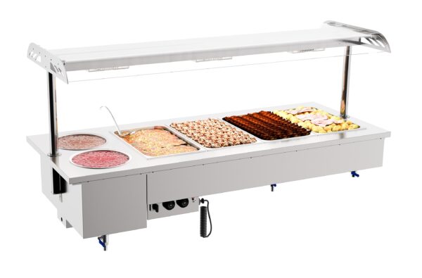 Bain-marie professionnel 4 bols
