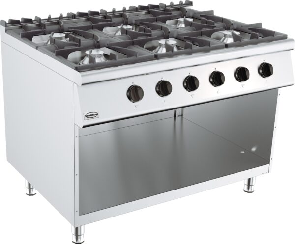 Cuisinière gaz 6 feux BASE 900