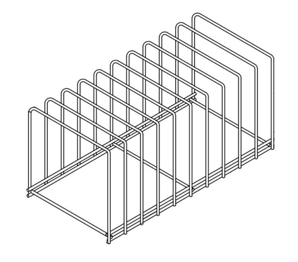 plaque acier inox support