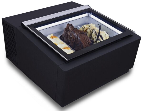 MODÈLE DE TABLE VITRINE À CREME GLACÉE NOIR
S'OUVRE DU CÔTÉ CLIENT