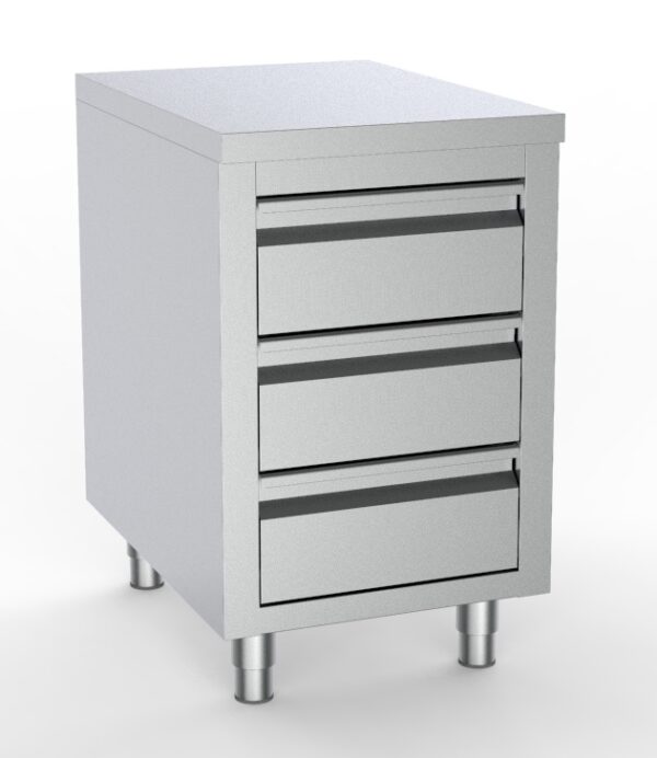 bureau 700x500 trois tiroirs