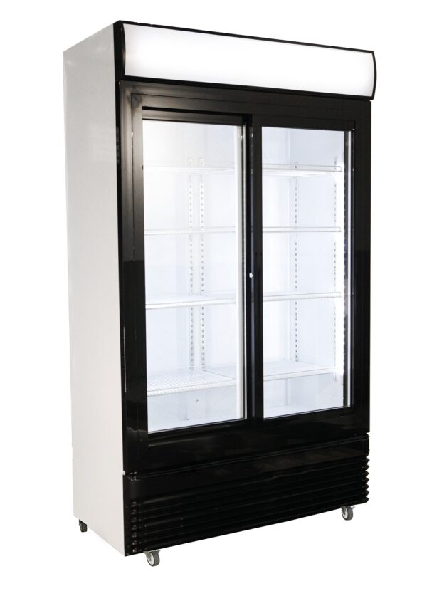réfrigérateur portes coulissantes verre