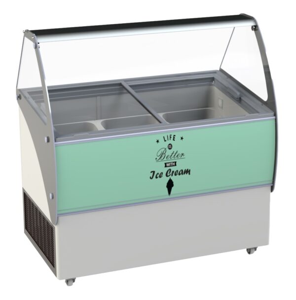 Vitrine congélation crème glacée