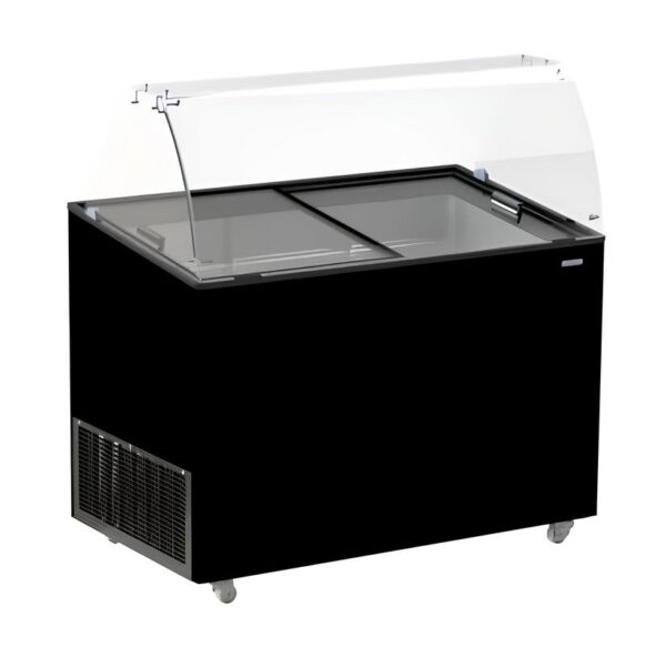 Vitrine crème glacée professionnelle
