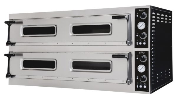 four à pizza plaques doubles