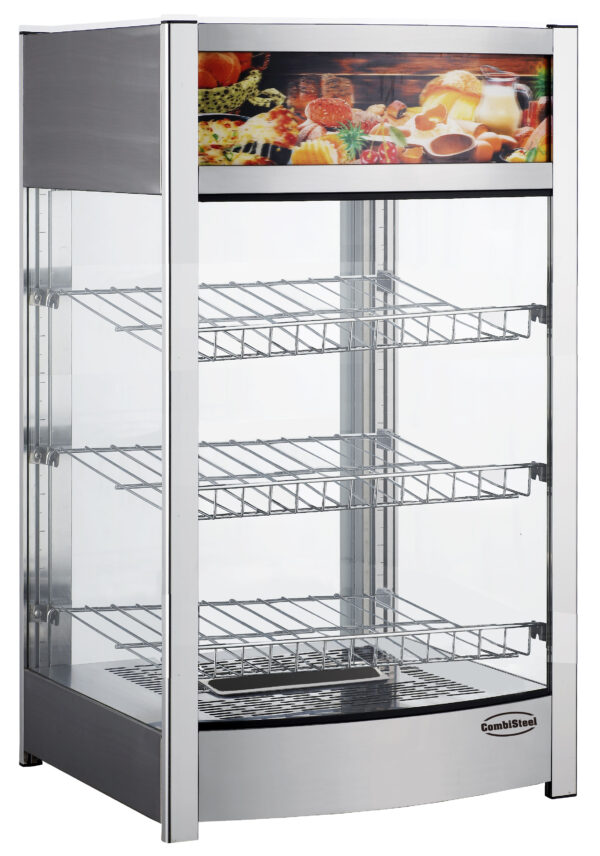Vitrine chauffante professionnelle 97L