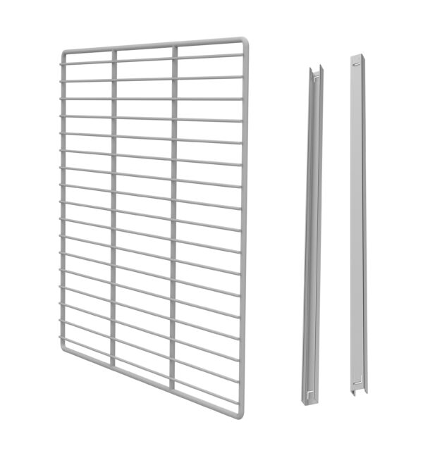 Grille inox 2/1 GN 2 portes