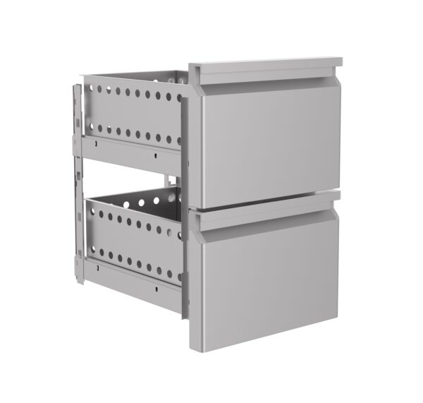 Bloc tiroirs monobloc fermeture amortie