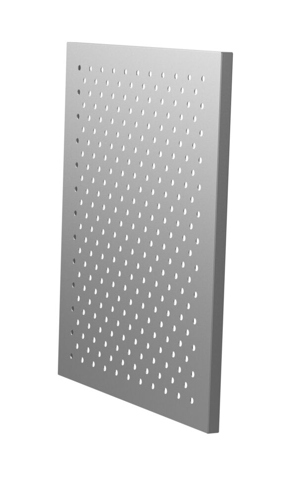 Grille inox réfrigérateur portes verre