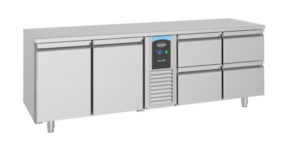 700 TABLE RÉFRIGÉRÉE 2 PORTES ET 4 TIROIRS MONOBLOCK ENERGY LINE