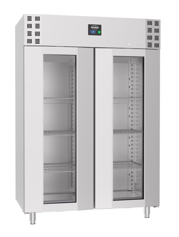 réfrigérateur inox porte verre 1400L