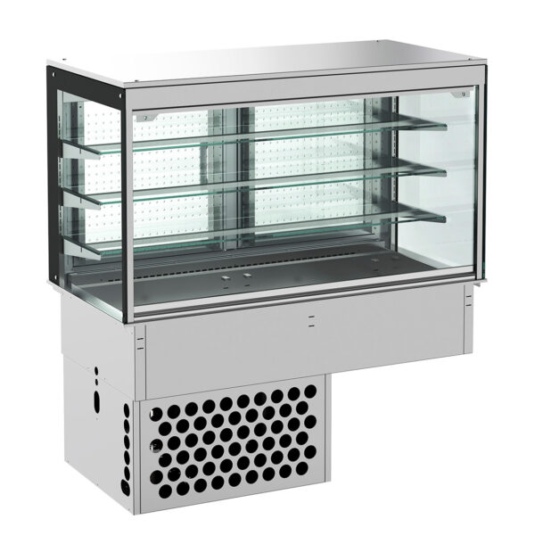 Vitrine réfrigérée cubique fermée