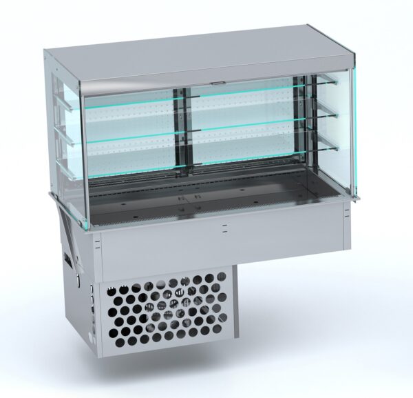 Vitrine réfrigérée cubique roll-up