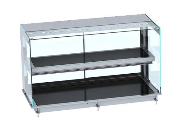 Vitrine chauffe-plat professionnelle