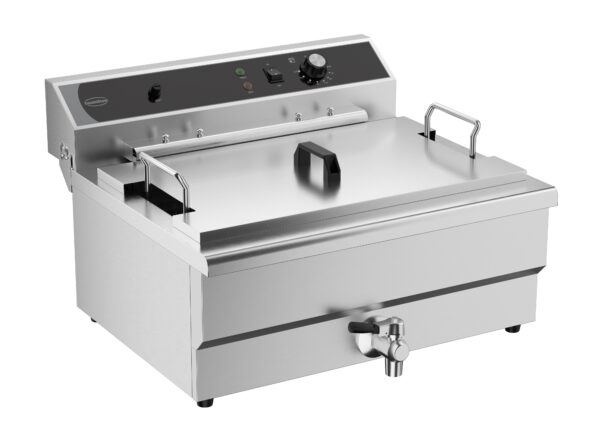 FRITEUSE POSABLE ÉLECTRIQUE 25L - AVEC ROBINET DE VIDANGE