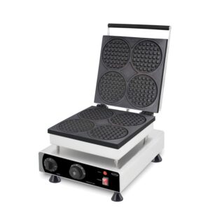 gaufrier rondes 4 pièces