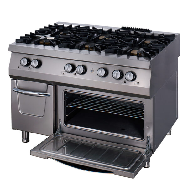 Cuisinière gaz professionnelle 90cm