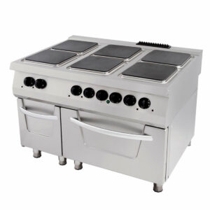 Cuisinière 6 brûleurs triple four 90cm