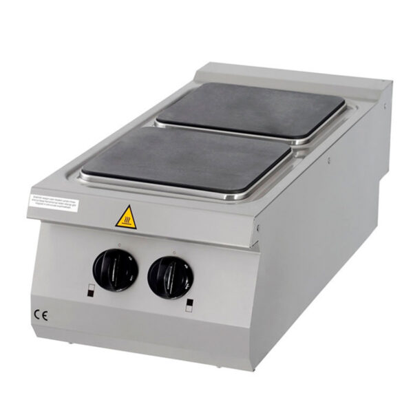 Cuisinière électrique 2 feux 90cm