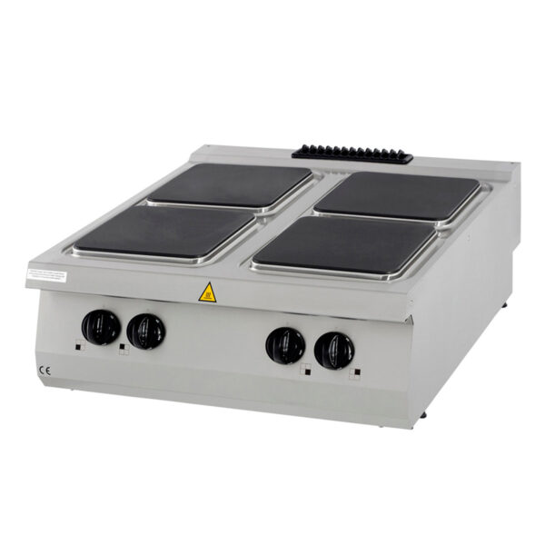 Cuisinière électrique 4 feux 90cm