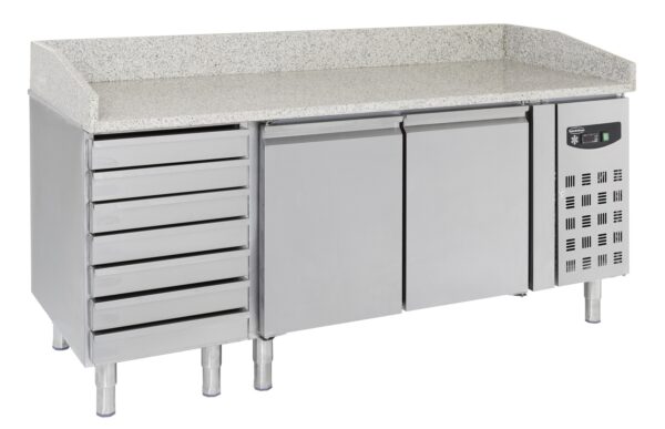 Table préparation pizza professionnelle
