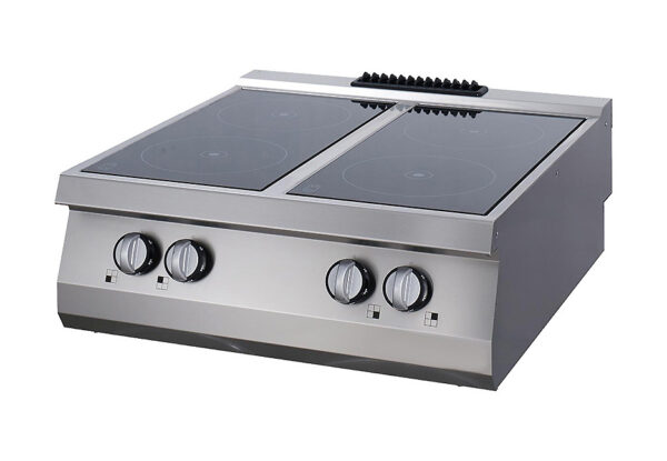 Cuisinière infrarouge professionnelle 4 feux
