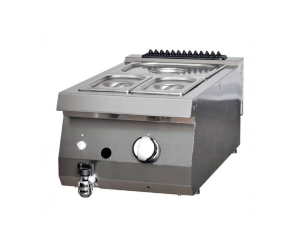 Heavy Duty bain marie - unité simple - profondeur 70 cm - gaz
