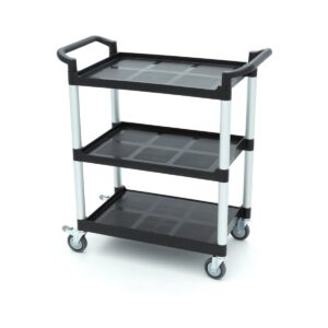 Chariot service 3 étagères plastique