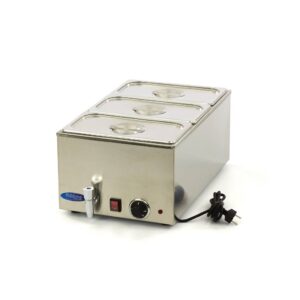 Bain-marie électrique GN 1/3 robinet
