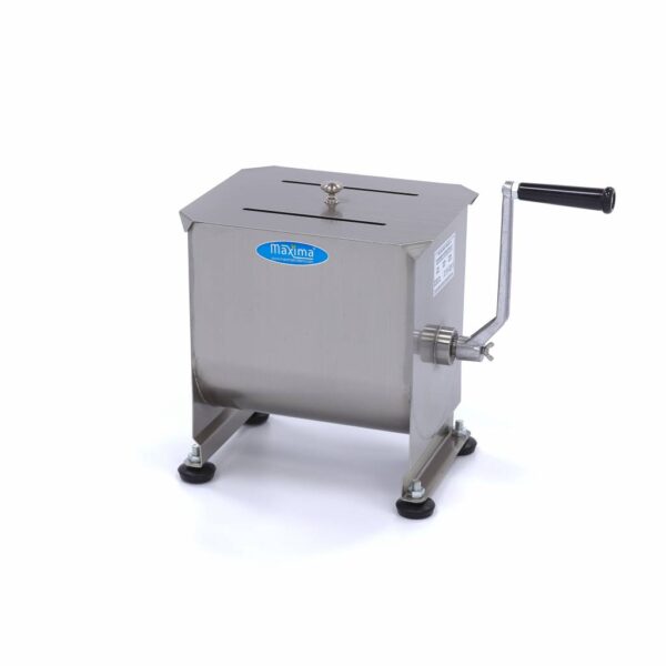 Mélangeur de viande - 10 L - 7,5 kg viande - axle unique - manuel
