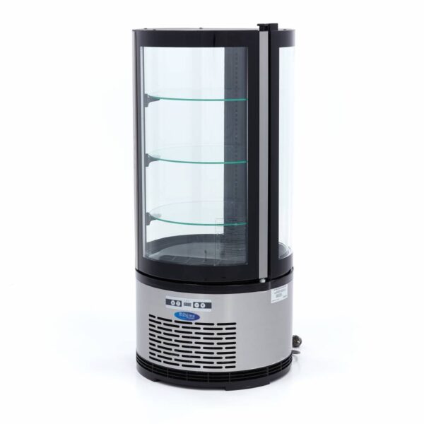 Vitrine pâtisserie ronde 100L