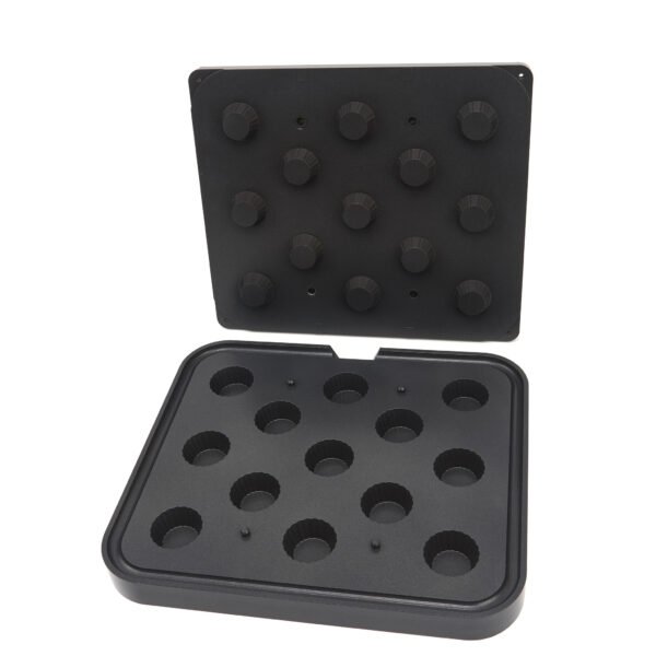 Moule à Tartelette - Ondulé -  48/36 mm - 13 pieces