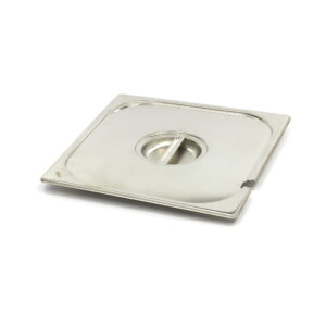 Couvercle GN 2/3 inox ouverture cuillère