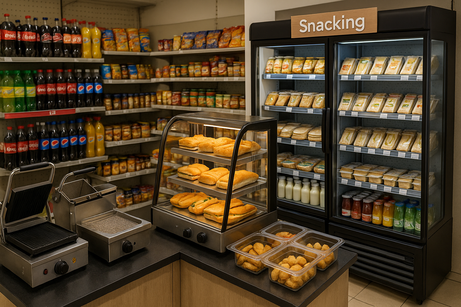 Leasing matériel snacking supérette